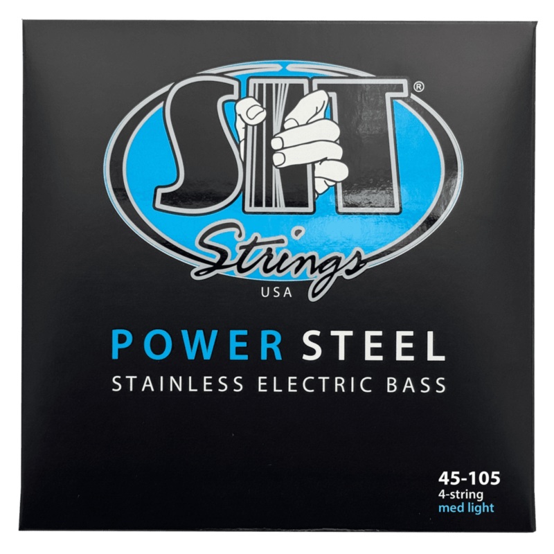 sit-power-steel-stainless-bass-string-long-scale-set-4-string-45-105-psr45105l SIT Power Steel Stainless Bass String Long Scale Set - 4-String 45-105 PSR45105L
