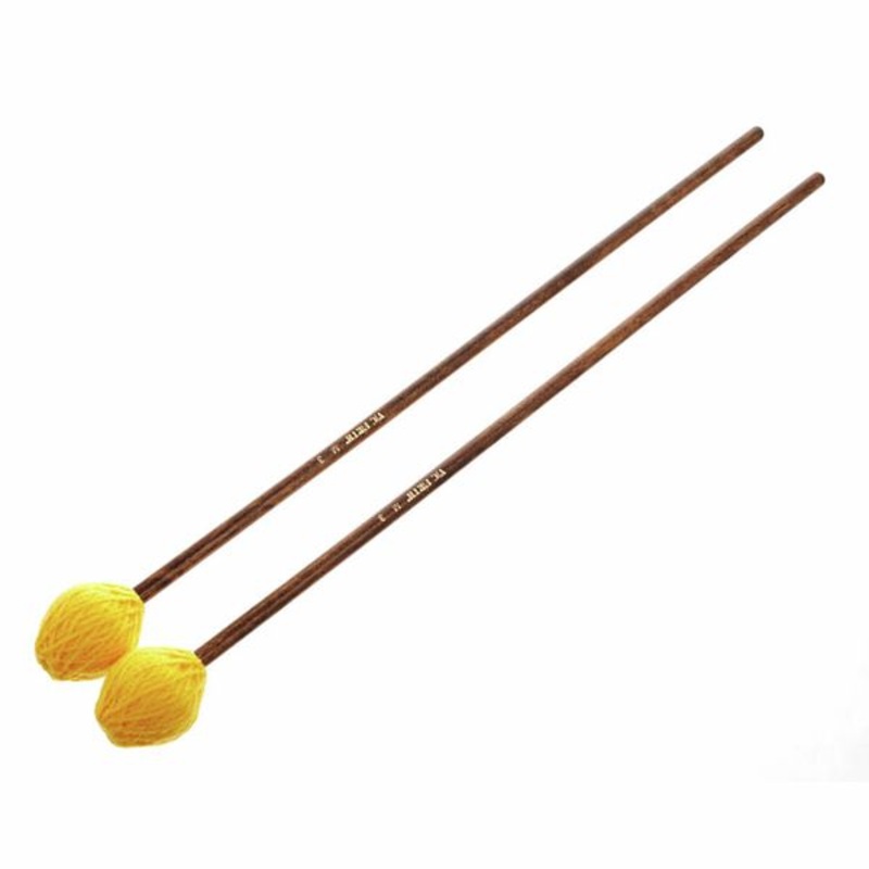 vic-firth-american-custom-m3-keyboard-mallets-medium-yellow-yarn Vic Firth American Custom M3 Keyboard Mallets Medium Yellow Yarn