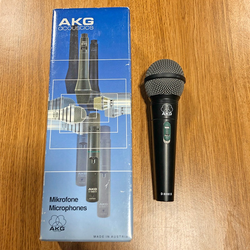 akg-d-8000-s-dynamic-microphone-supercardioid-used AKG D 8000 S Dynamic Microphone, Supercardioid - USED