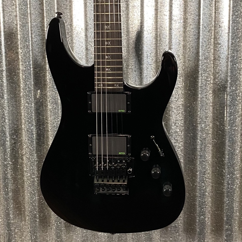 esp-ltd-kh-602-kirk-hammett-emg-black-guitar-case-lkh602-0557-used ESP LTD KH-602 Kirk Hammett EMG Black Guitar & Case LKH602 #0557 Used
