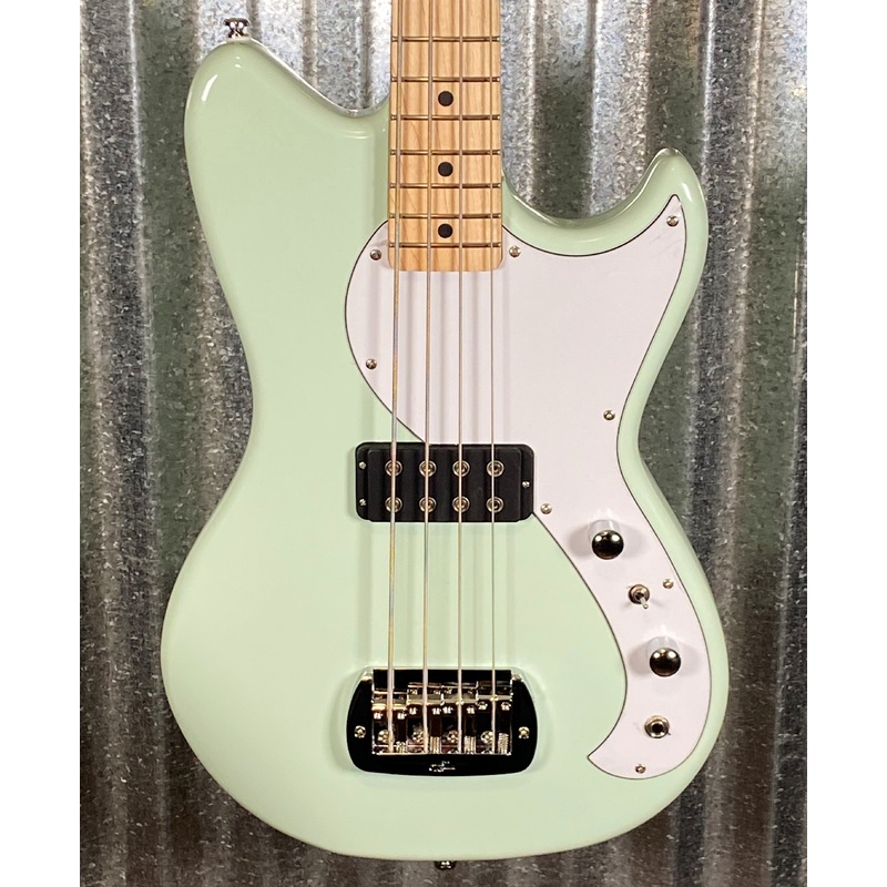 g-l-guitars-tribute-fallout-bass-short-scale-4-string-surf-green-2159 G&L Guitars Tribute Fallout Bass Short Scale 4 String Surf Green #2159