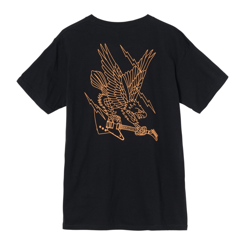 gibson-screaming-eagle-tee-black Gibson Screaming Eagle Tee Black