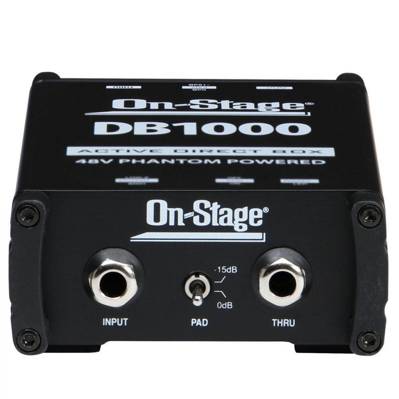 on-stage-active-direct-box-db1000 On-stage Active Direct Box DB1000