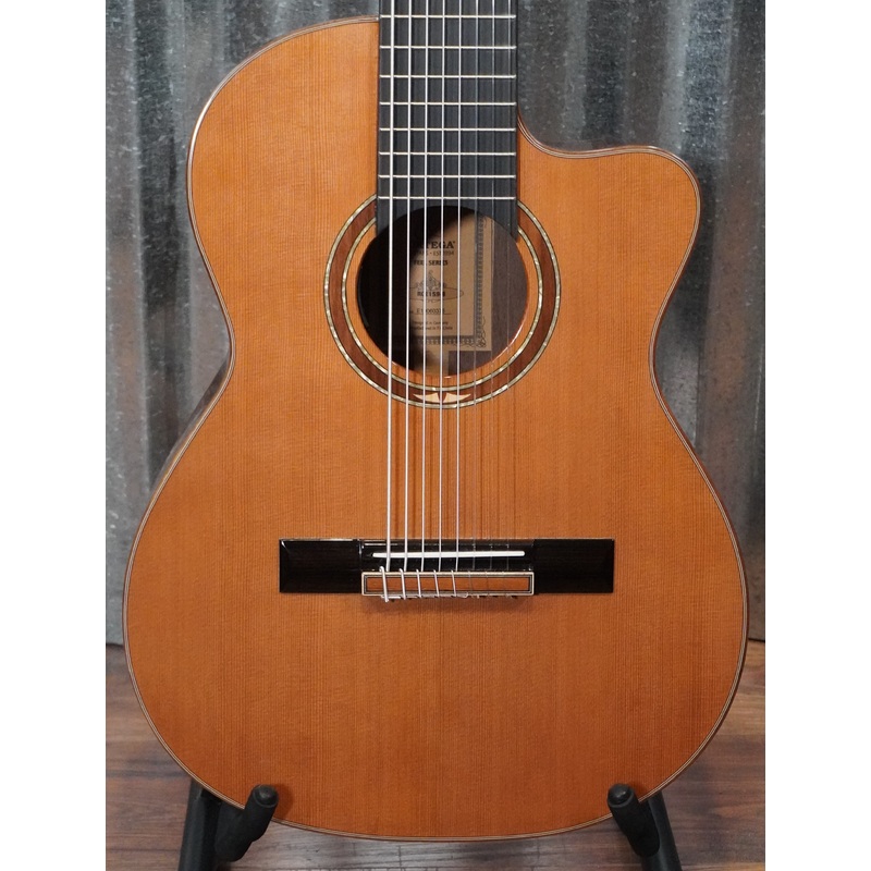ortega-rce159-8-solid-top-nylon-8-string-acoustic-electric-guitar-natural-bag-0376 Ortega RCE159-8 Solid Top Nylon 8 String Acoustic Electric Guitar Natural & Bag #0376