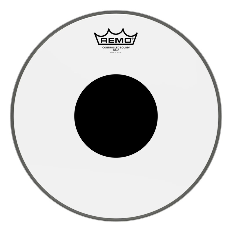 remo-cs-0312-10-12-controlled-sound-clear-black-dot-drumhead Remo CS-0312-10 12 Controlled Sound Clear Black Dot Drumhead