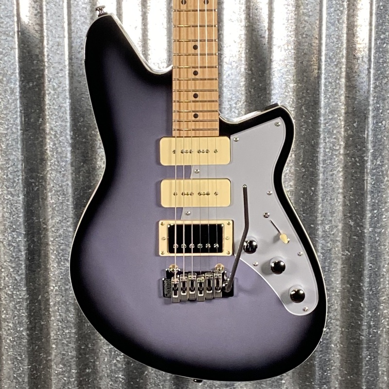 reverend-six-gun-hpp-periwinkle-burst-guitar-61655-blem Reverend Six Gun HPP Periwinkle Burst Guitar #61655 Blem