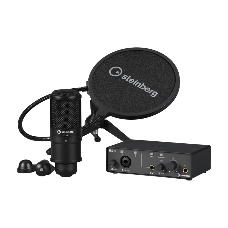 steinberg-ixo12-podcast-pack-i2-in-2-out-usb-audio-interface Steinberg IXO12 Podcast Pack I2-In/2-Out USB Audio Interface