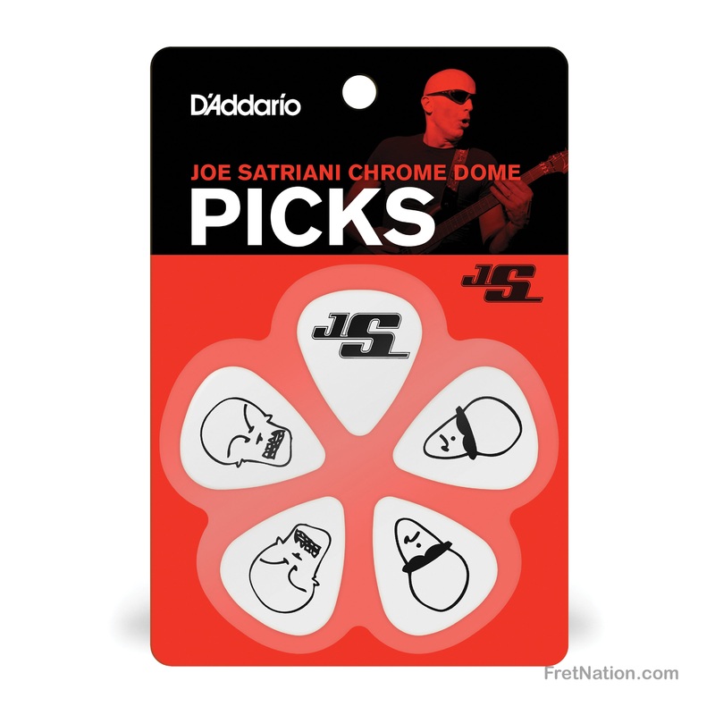 d-addario-joe-satriani-guitar-picks-10-pack-medium-white-1cwh4-10js D'Addario Joe Satriani Guitar Picks 10-pack Medium White - 1CWH4-10JS