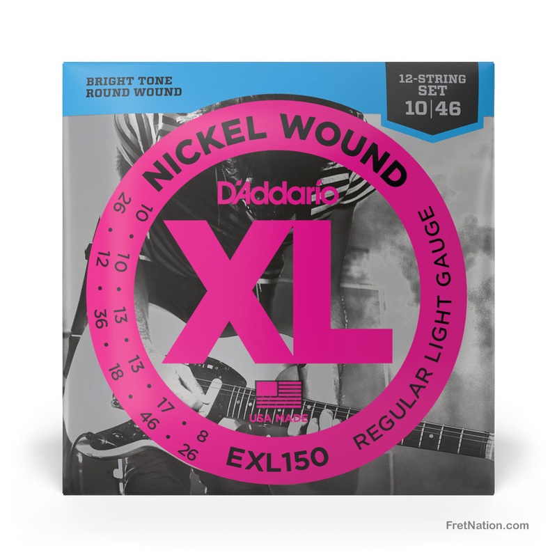 d-addario-xl-nickel-electric-guitar-string-set-12-string-10-46-exl150 D'Addario XL Nickel Electric Guitar String Set - 12-String 10-46 EXL150