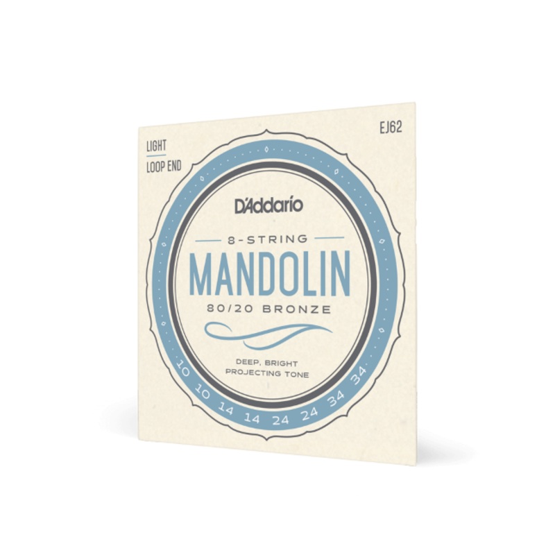daddario-ej62-80-20-bronze-mandolin-strings-10-34-ej62 DAddario EJ62 80/20 Bronze Mandolin Strings 10-34 (EJ62)