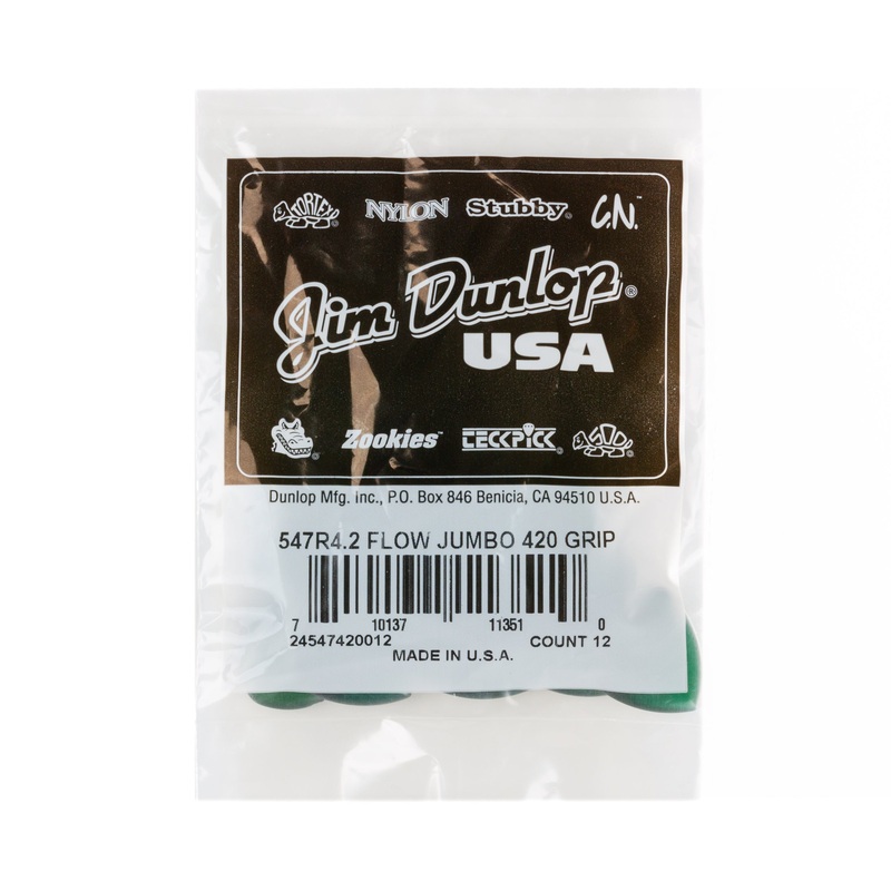 dunlop-flow-4-2mm-jumbo-grip-guitar-pick-player-s-pack-12-pack-547r420 DUNLOP FLOW 4.2mm JUMBO GRIP GUITAR PICK PLAYER'S PACK 12-PACK - 547R420