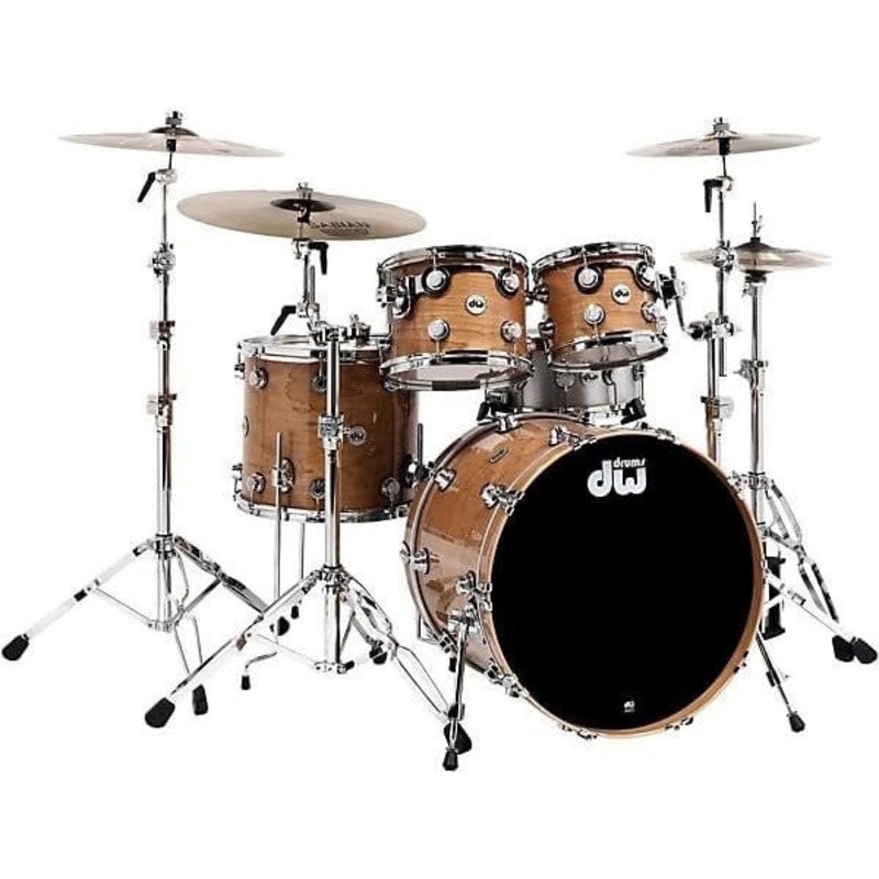 dw-collector-s-cherry-4-piece-lacquer-custom-shell-pack-natural-with-chrome-hardware-drc42214ttcsc DW Collector's Cherry 4-Piece Lacquer Custom Shell Pack Natural With Chrome Hardware (DRC42214TTCSC)