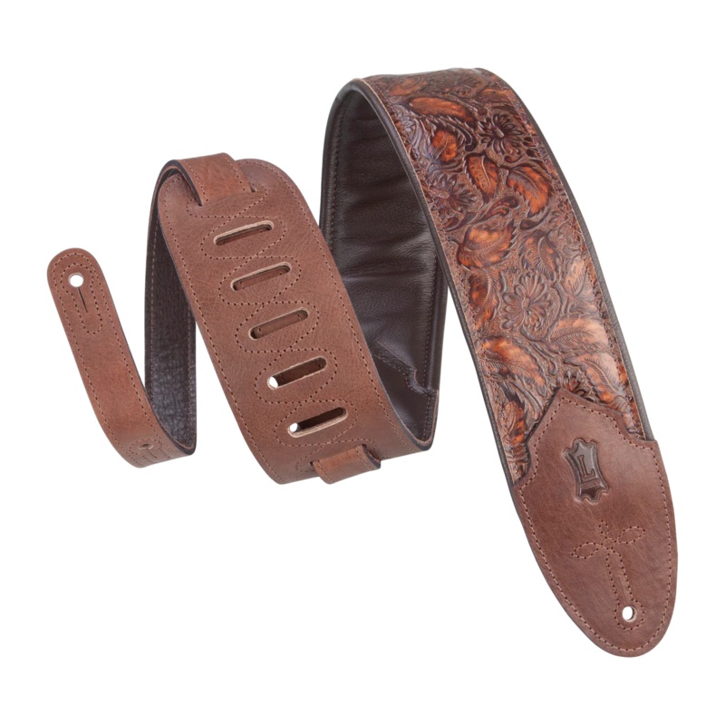 levy-s-m4wp-006-sundance-series-guitar-strap-geranium-whiskey Levy's M4WP-006 Sundance Series Guitar Strap - Geranium Whiskey