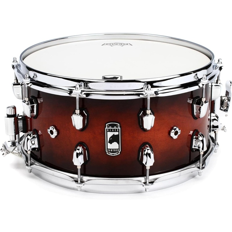 mapex-black-panther-solidus-snare-drum-14-x-7-inch-red-black-burst Mapex Black Panther Solidus Snare Drum - 14 x 7 inch - Red Black Burst