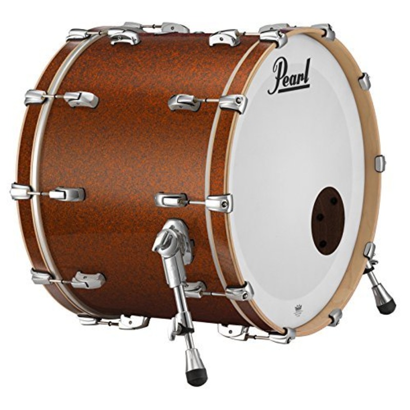 pearl-music-city-22-x14-bass-drum-w-bb3-mount-rf2214bb-c447-burnt-orange-glass Pearl Music City 22"x14" Bass Drum w/BB3 Mount RF2214BB/C447 BURNT ORANGE GLASS