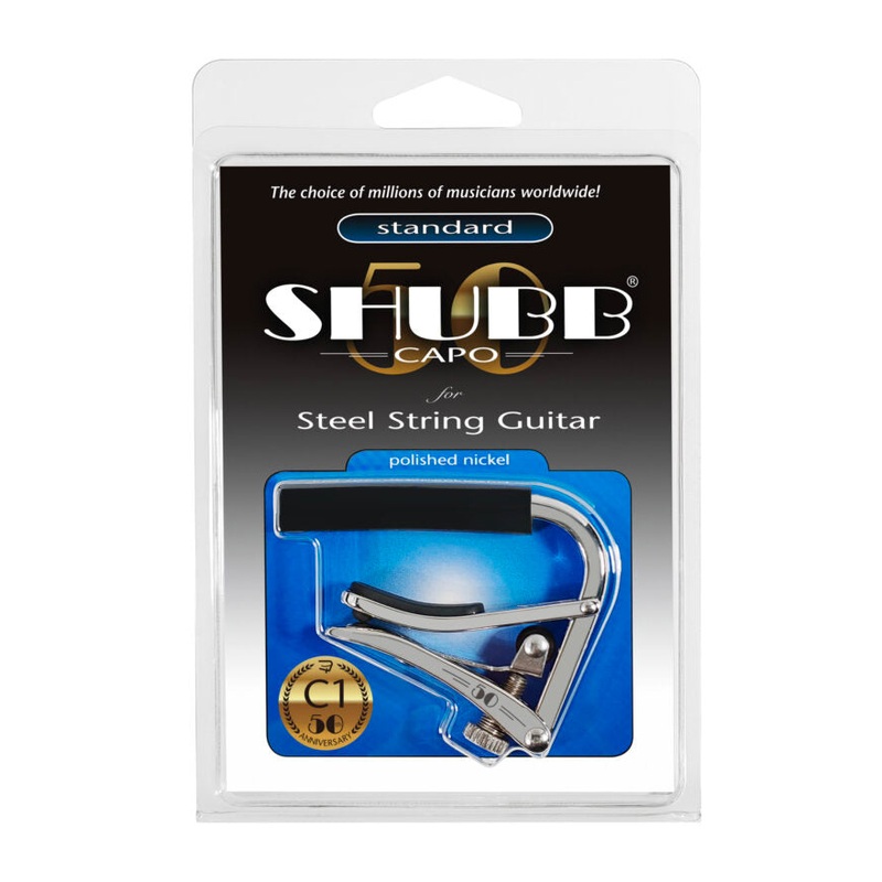 shubb-standard-c-series-polished-nickel-finish-capo-steel-string-guitar Shubb Standard C-Series Polished Nickel Finish Capo Steel String Guitar