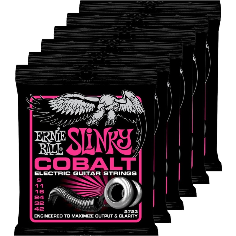 6-sets-of-ernie-ball-2723-cobalt-super-slinky-elecric-guitar-strings 6 Sets of Ernie Ball 2723 Cobalt Super Slinky Elecric Guitar Strings