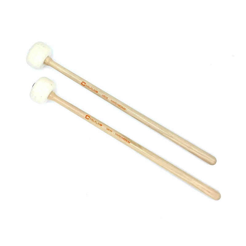 chalklin-timpani-tom-tenor-solid-felt-mallets-46mm-head-hardwood-tapered-handle-me22 Chalklin Timpani Tom/Tenor Solid Felt Mallets - 46mm Head, Hardwood Tapered Handle (ME22)