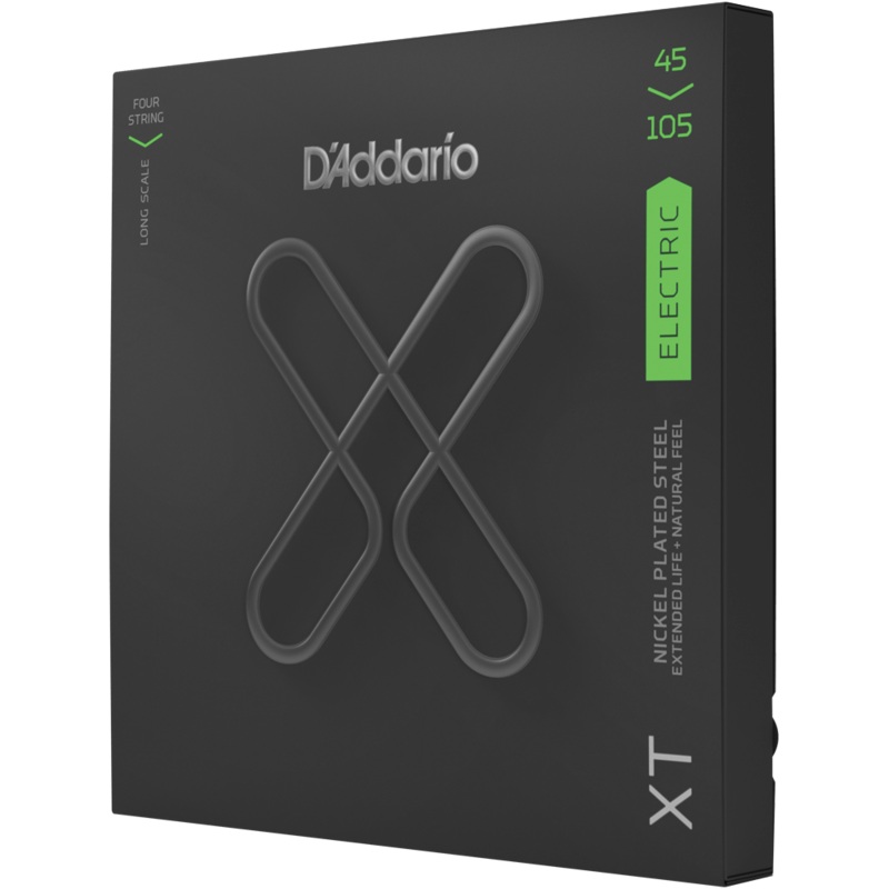 d-addario-xtb45105-xt-light-top-medium-bottom-nickel-plated-bass-45-105 D'Addario XTB45105 XT Light Top/Medium Bottom Nickel Plated Bass, 45-105