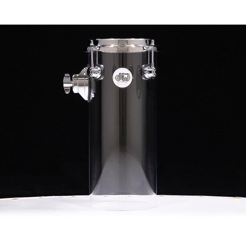 dw-design-rata-tom-6x14-w-tb12-clear-acrylic DW Design Rata Tom 6x14 w/TB12 - Clear Acrylic