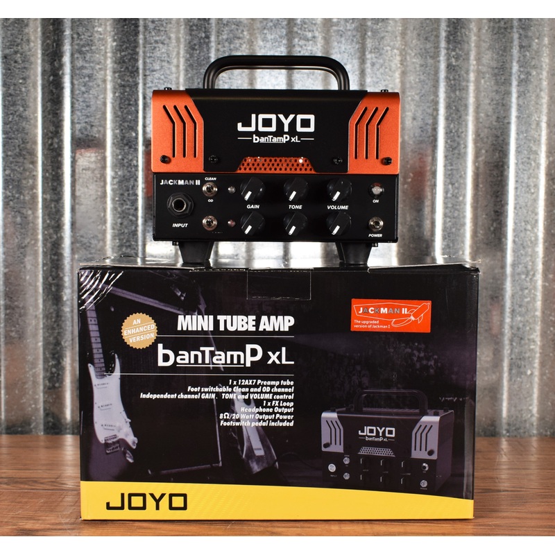 joyo-bantamp-xl-jackman-ii-mini-20-watt-hybrid-tube-bluetooth-guitar-amplifier-head Joyo Bantamp XL Jackman II Mini 20 Watt Hybrid Tube Bluetooth Guitar Amplifier Head