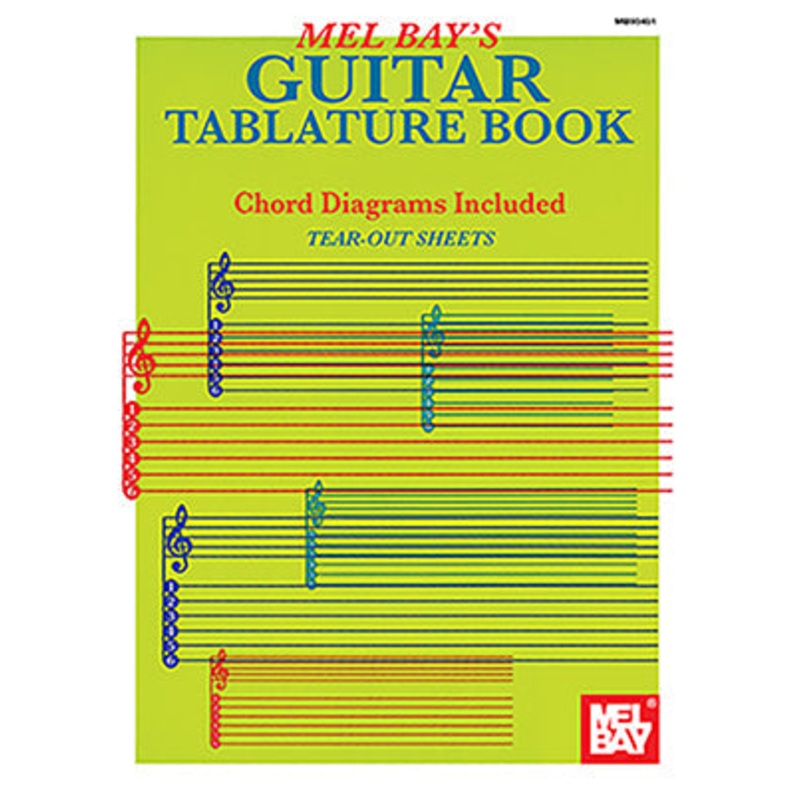 mel-bay-93451-mel-bay-guitar-tablature-book-manuscript-paper Mel Bay 93451 Mel Bay Guitar Tablature Book Manuscript Paper