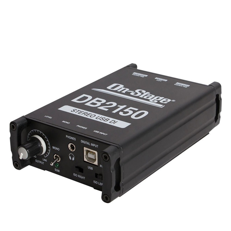 on-stage-usb-di-box On-Stage USB DI Box