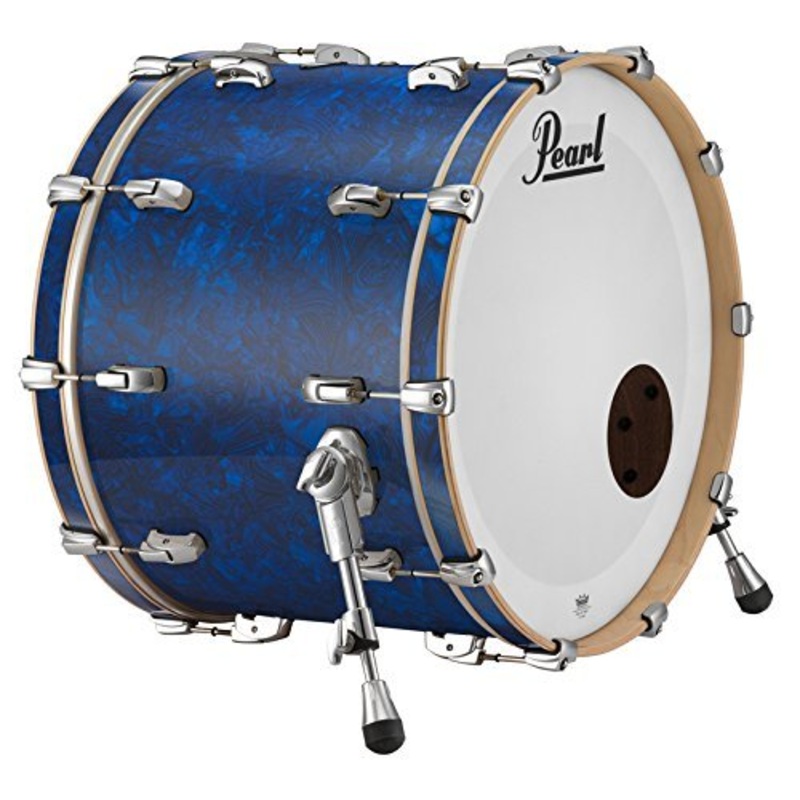 pearl-music-city-20-x18-bass-drum-w-o-bb3-mount-rf2018bx-c418-blue-abalone Pearl Music City 20"x18" Bass Drum w/o BB3 Mount RF2018BX/C418 BLUE ABALONE