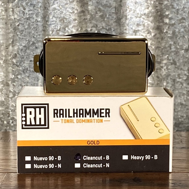 railhammer-cleancut-bridge-gold-humcutter-guitar-pickup Railhammer Cleancut Bridge Gold Humcutter Guitar Pickup