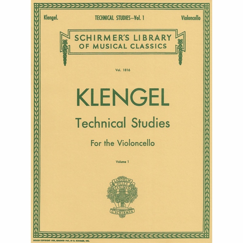 schirmer-50261960-klengel-technical-studies-vol-1-for-cello Schirmer 50261960 Klengel Technical Studies, Vol. 1 for Cello