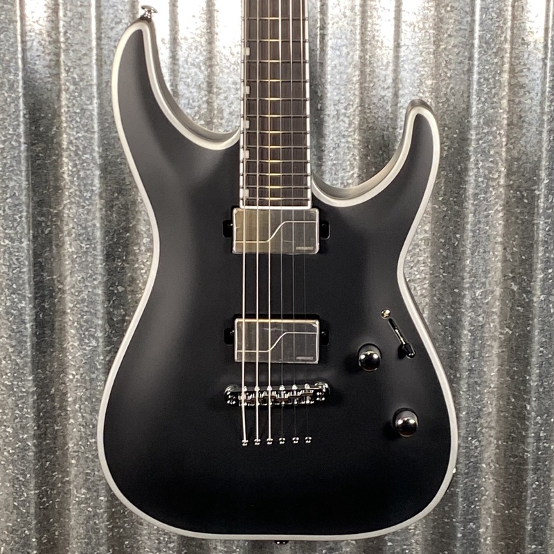esp-ltd-mh-1000nt-bold-binding-black-satin-guitar-mh1000ntbbblks-0133-used ESP LTD MH-1000NT Bold Binding Black Satin Guitar MH1000NTBBBLKS #0133 Used