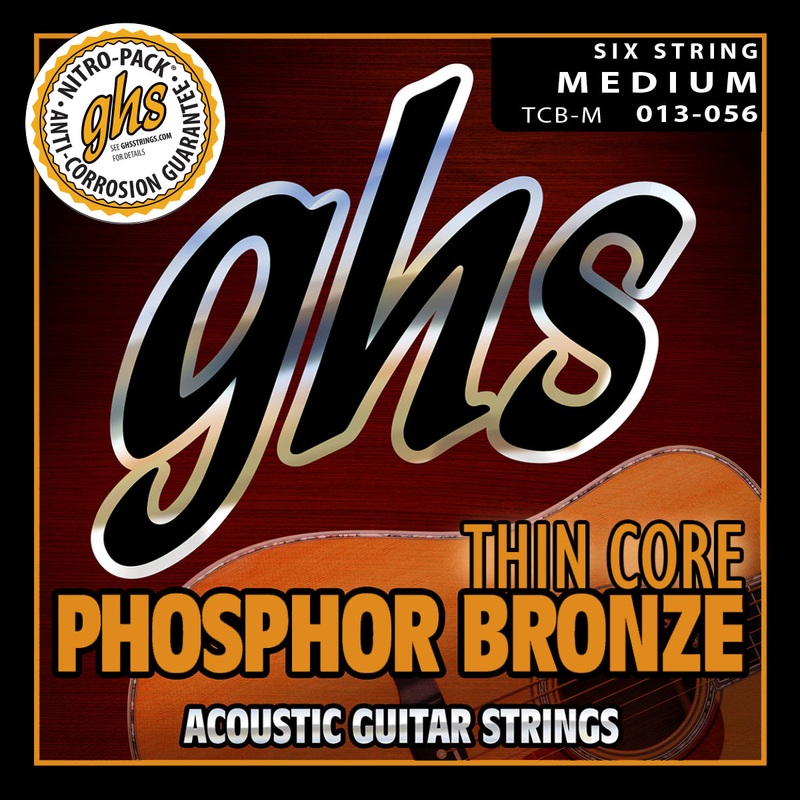 ghs-thin-core-phosphor-bronze-acoustic-guitar-string-set-13-56-medium-tcb-m GHS Thin Core Phosphor Bronze Acoustic Guitar String Set - 13-56 Medium TCB-M