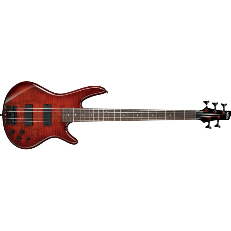 ibanez-gio-gsr205smcnb-bass-guitar-spalted-maple-charcoal-brown-burst Ibanez Gio GSR205SMCNB Bass Guitar - Spalted Maple, Charcoal Brown Burst