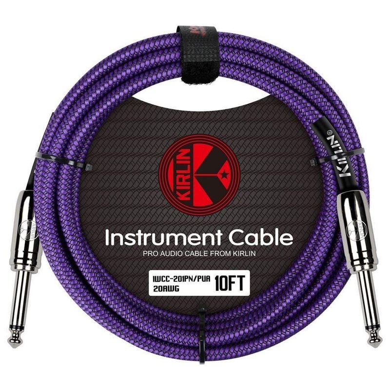 kirlin-10ft-straight-cable-purple KIRLIN 10FT STRAIGHT CABLE PURPLE