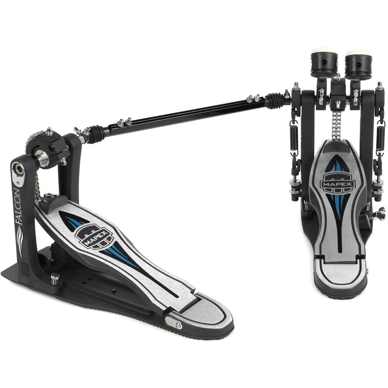 mapex-falcon-chain-drive-double-bass-drum-pedal-pf1000tw Mapex Falcon Chain-Drive Double Bass Drum Pedal (PF1000TW)