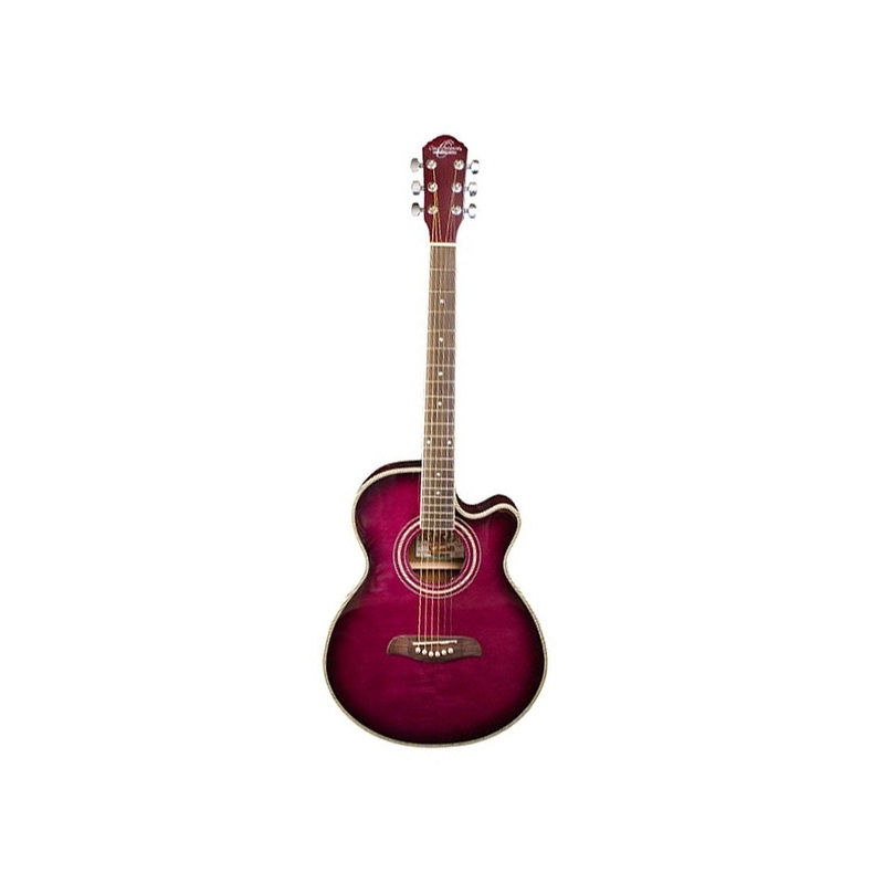 oscar-schmidt-6-string-cutaway-folk-acoustic-electric-guitar-flame-trans-purple-og10ceftpb-a-u Oscar Schmidt 6 String Cutaway Folk Acoustic-Electric Guitar, Flame Trans Purple (OG10CEFTPB-A-U)