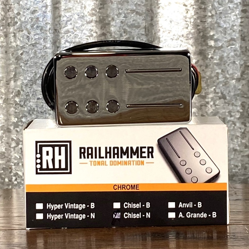 railhammer-chisel-neck-chrome-humbucker-guitar-pickup Railhammer Chisel Neck Chrome Humbucker Guitar Pickup