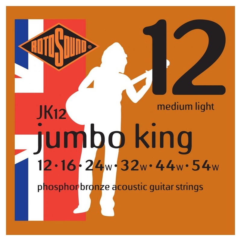 rotosound-jk12-jumbo-king-phosphor-bronze-acoustic-guitar-strings-gauge-12-54 Rotosound JK12 Jumbo King Phosphor Bronze Acoustic Guitar Strings Gauge 12-54