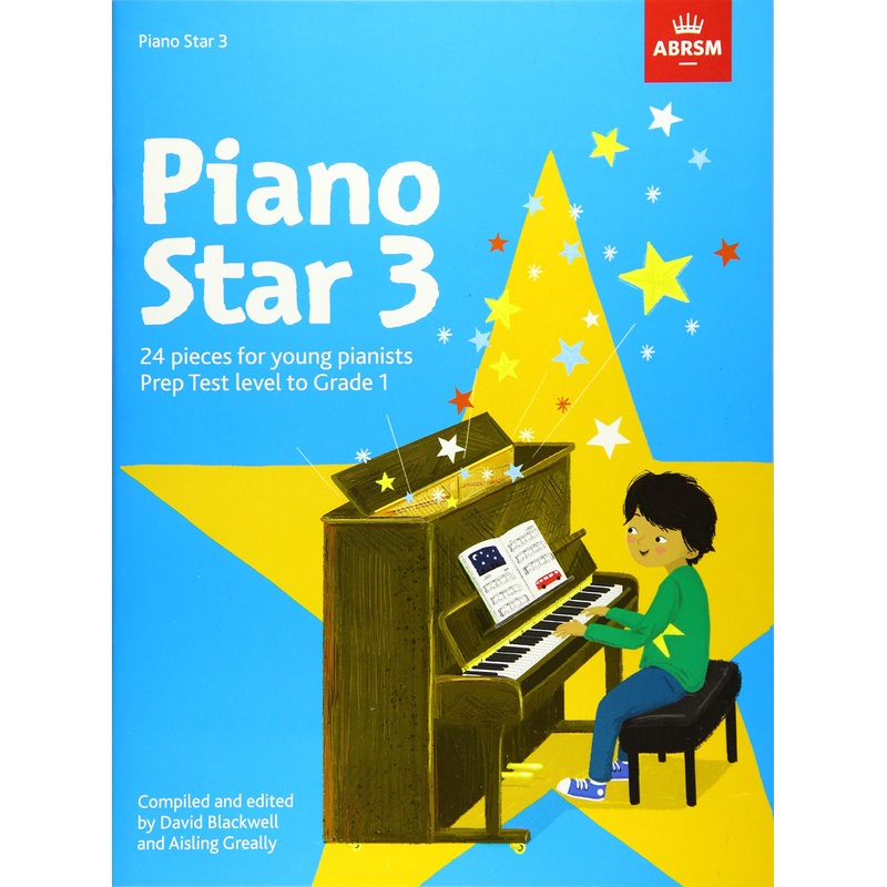 abrsm-piano-star-book-3-24-pieces-for-young-pianists-prep-test-level-to-grade-1 ABRSM Piano Star Book 3: 24 Pieces for Young Pianists Prep Test Level to Grade 1