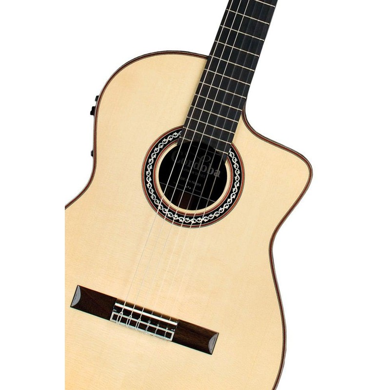 cordoba-gk-pro-negra-cutaway-flamenco-guitar-w-fishman-prefix-pro-blend-preamp Cordoba GK Pro Negra - Cutaway Flamenco Guitar w/ Fishman Prefix Pro Blend Preamp