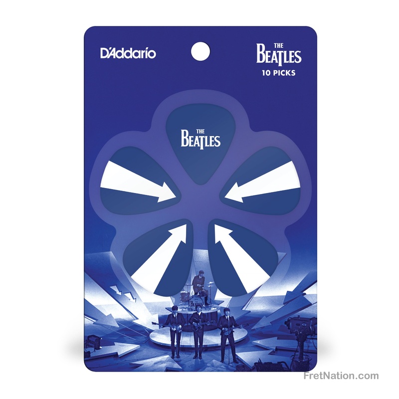d-addario-the-beatles-1964-tour-ed-sullivan-stage-70mm-guitar-picks-10-pack-medium-1cwh4-10b10 D'Addario The Beatles 1964 Tour Ed Sullivan Stage .70mm Guitar Picks 10-pack Medium - 1CWH4-10B10