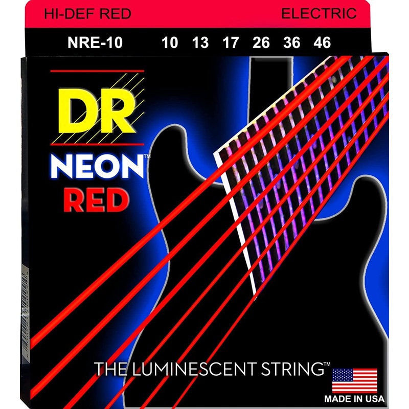 dr-strings-hi-def-neon-red-electric-medium DR Strings Hi-Def Neon Red Electric Medium