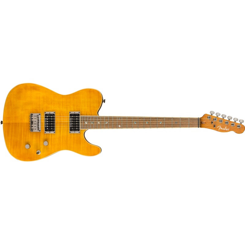 fender-special-edition-custom-telecaster-fmt-hh-amber Fender Special Edition Custom Telecaster FMT HH Amber