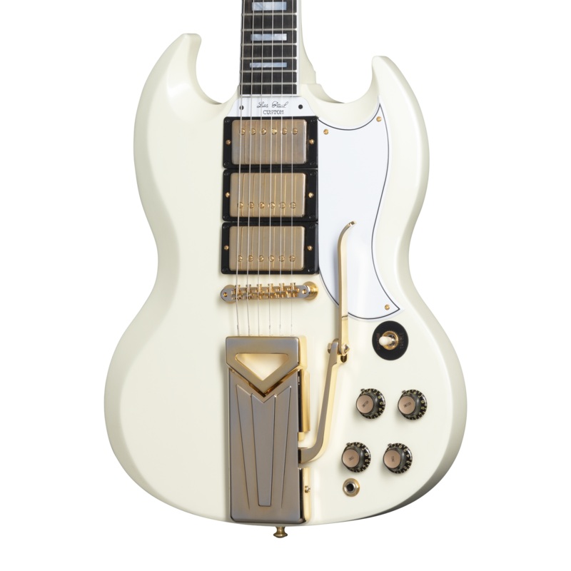 gibson-custom-60th-anniversary-1961-sg-les-paul-custom-vos-polaris-white Gibson Custom 60th Anniversary 1961 SG Les Paul Custom VOS, Polaris White