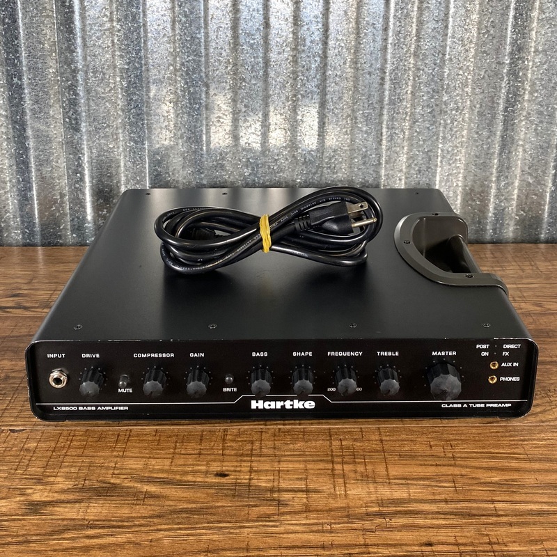 hartke-lx8500-800-watt-light-weight-tube-preamp-bass-amplifier-head-used Hartke LX8500 800 Watt Light Weight Tube Preamp Bass Amplifier Head Used