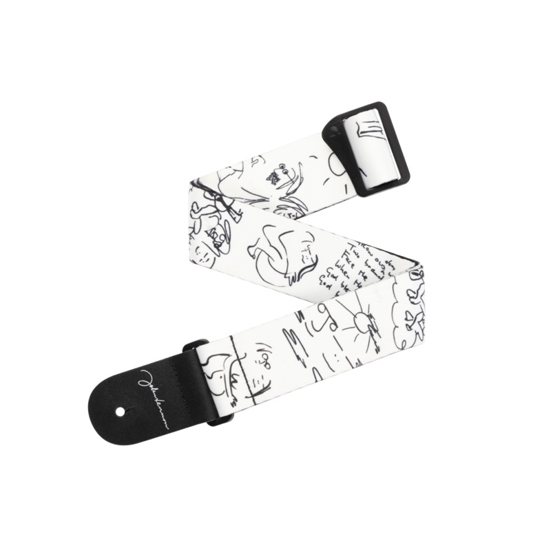 john-lennon-john-yoko-polyester-guitar-strap John Lennon John & Yoko Polyester Guitar Strap