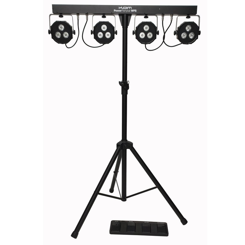 kam-power-party-bar-wfs-lights-inc-lights-stand-footswitch-bag Kam Power Party Bar WFS Lights ~ inc lights, stand, footswitch & bag