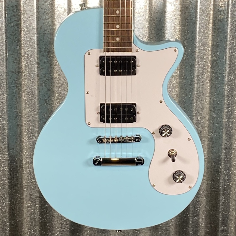 musily-mlp-1-lp-style-hh-blue-guitar-120920250001-used Musily MLP-1 LP Style HH Blue Guitar #120920250001 Used