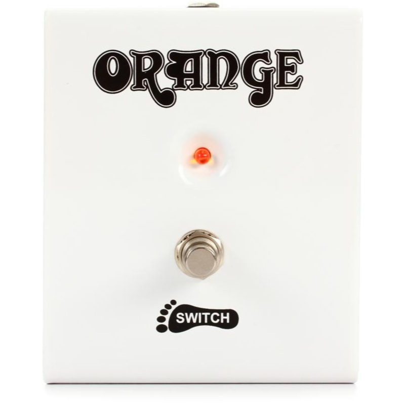 orange-fs-1-single-button-footswitch-white-finish Orange FS-1 Single-Button Footswitch - White Finish