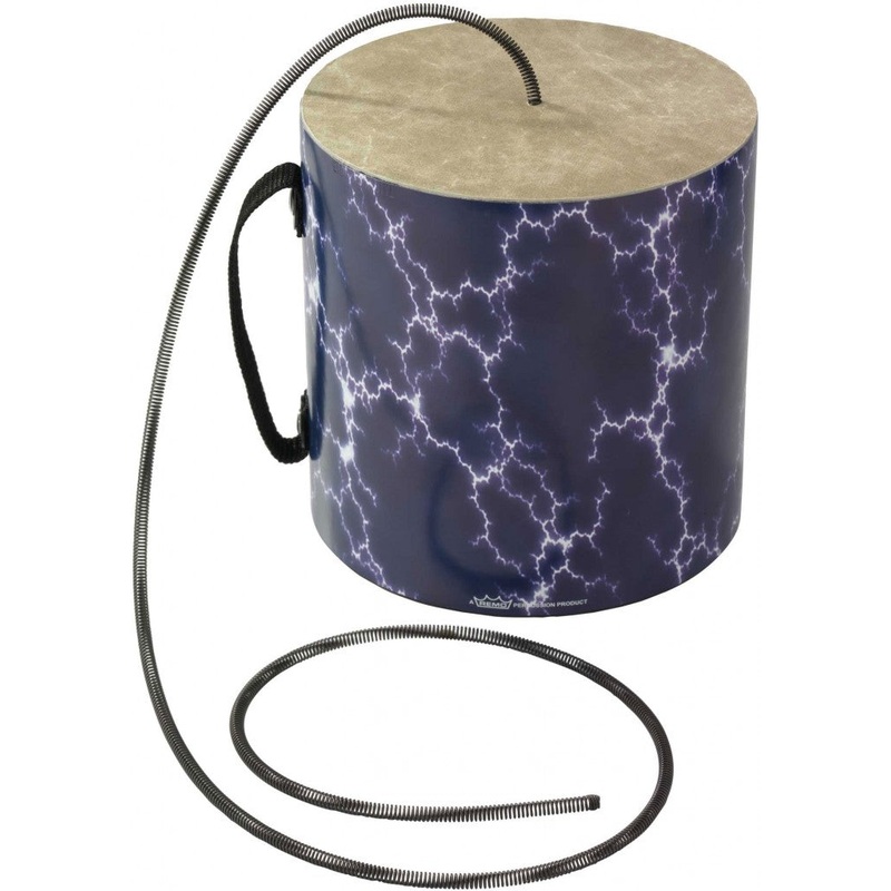 remo-6-x-6-thunder-tube-spring-drum-stormy-finish-sp-0606-tl Remo 6" x 6" Thunder Tube Spring Drum Stormy Finish (SP-0606-TL)